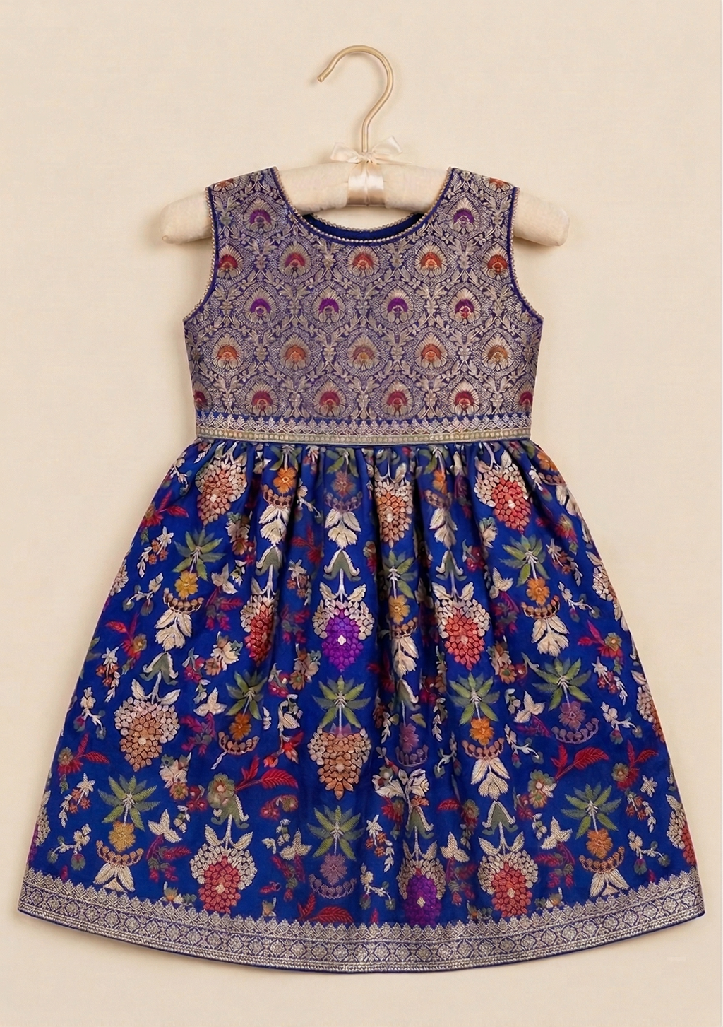 Aaradhya Pure Silk Frock