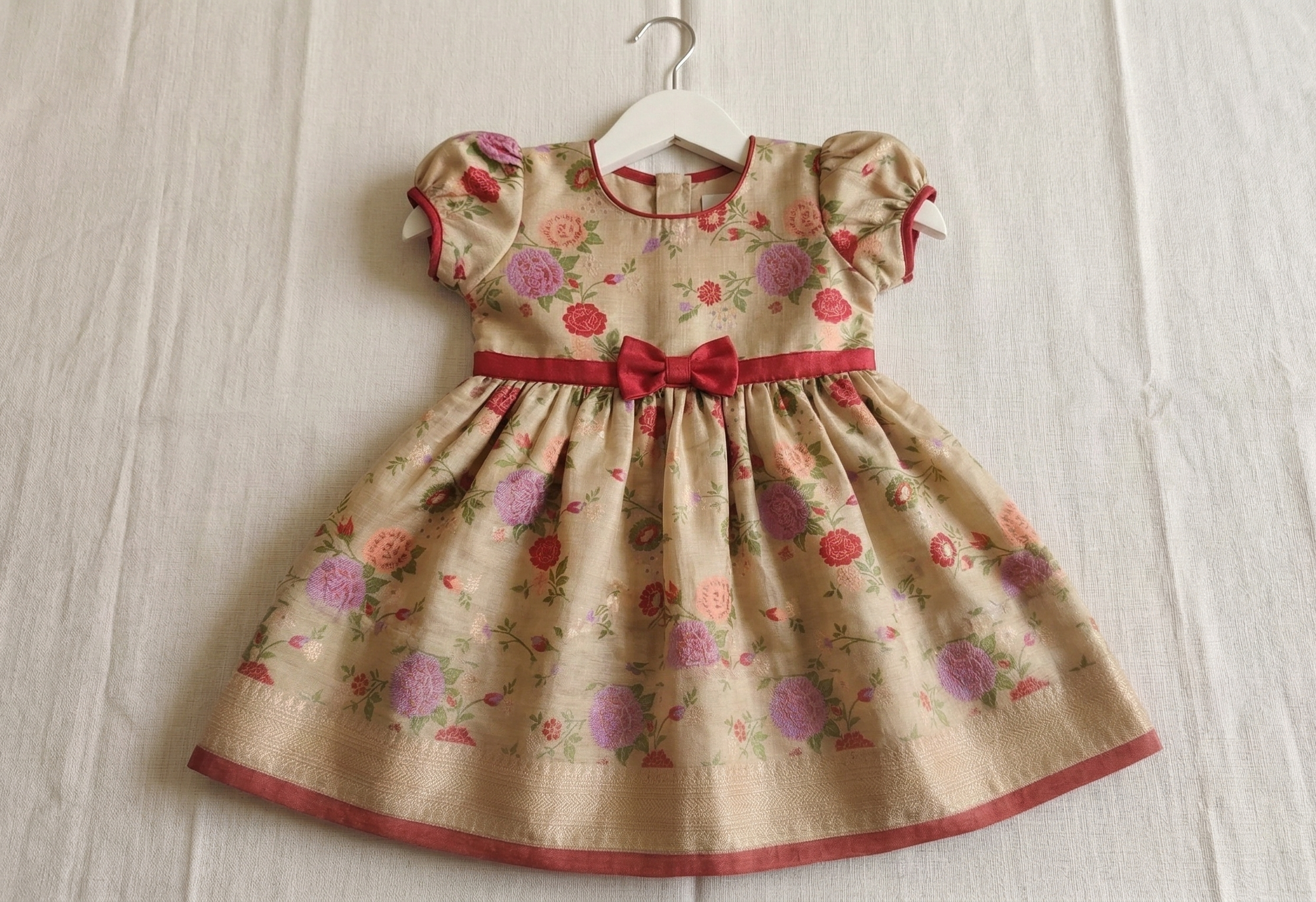 Amoli Floral Silk Frock