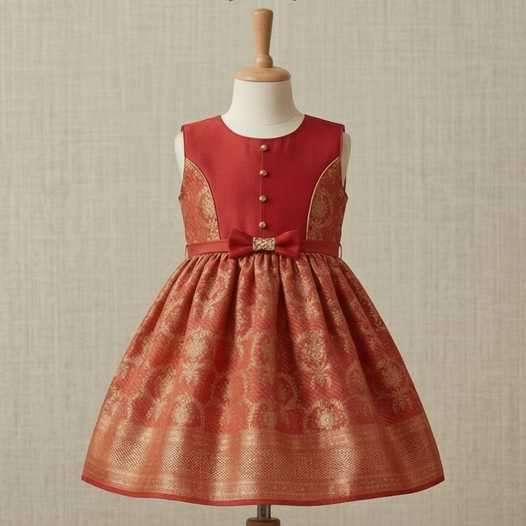 Arunima Pure Silk Frock