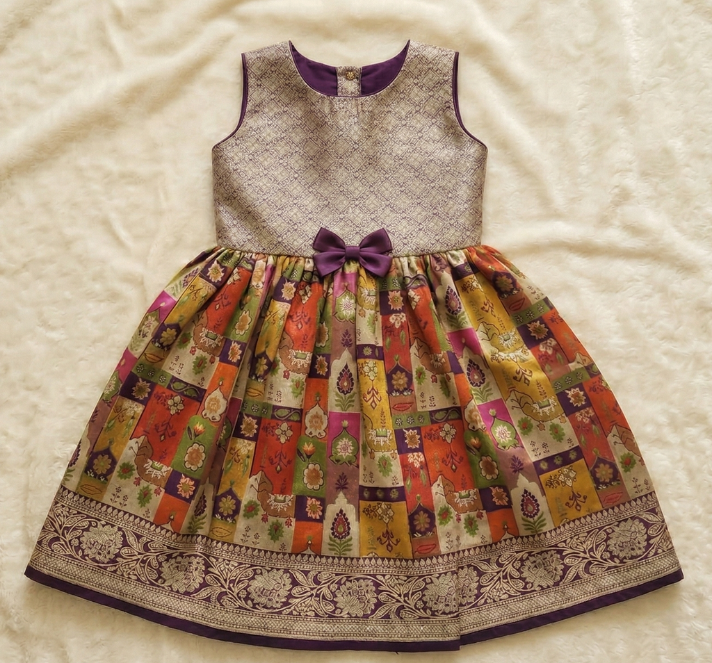 The Vaanya Pure Silk Frock